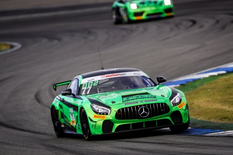 Pole-Position bei der ADAC GT4 Germany in Hockenheim für den Mercedes-AMG GT4 von HP Racing International