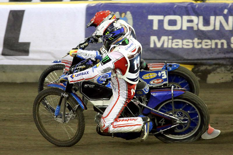 Ein Bild von 2010: Tomasz Gollob (innen) gegen Greg Hancock