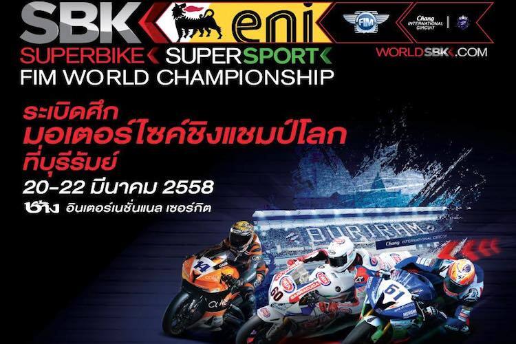 Die Superbike-Flyer sehen in Thailand etwas ungewohnt aus