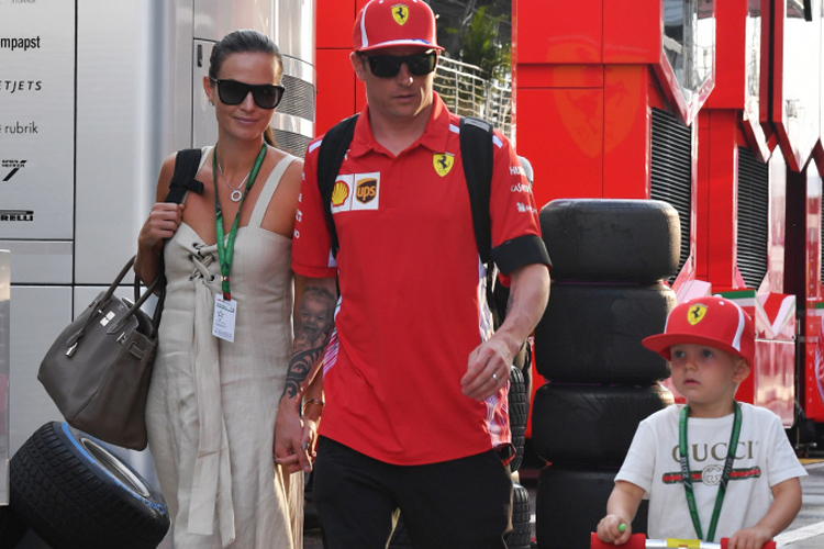 Minttu, Kimi und Robin Räikkönen