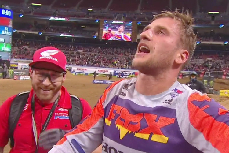 Ken Roczen musste fast drei Jahre auf diesen Sieg warten