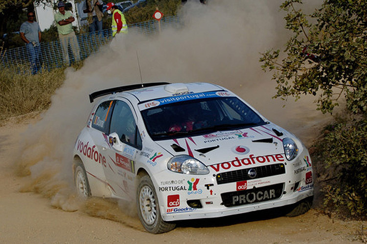 Duval beim letzten IRC-Start 2008 in Portugal