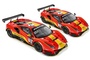 So sehen in Indianapolis die beiden Ferrari 488 GT3 von AF Corse - Francorchamps Motors aus