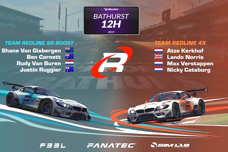 Starke Besetzung für das virtuelle Rennen von Bathurst