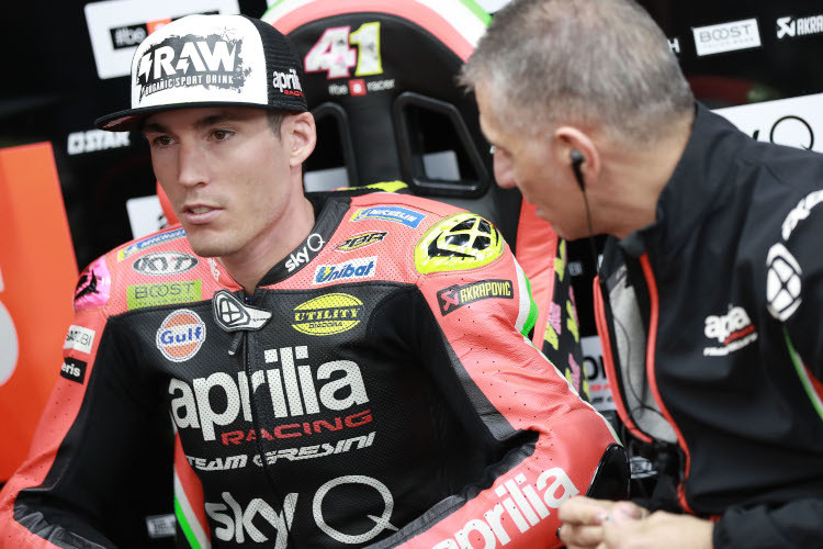 Aleix Espargaró stellt Veränderungen in der Aprilia-Box fest