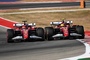 Charles Leclerc und Lewis Hamilton in Texas