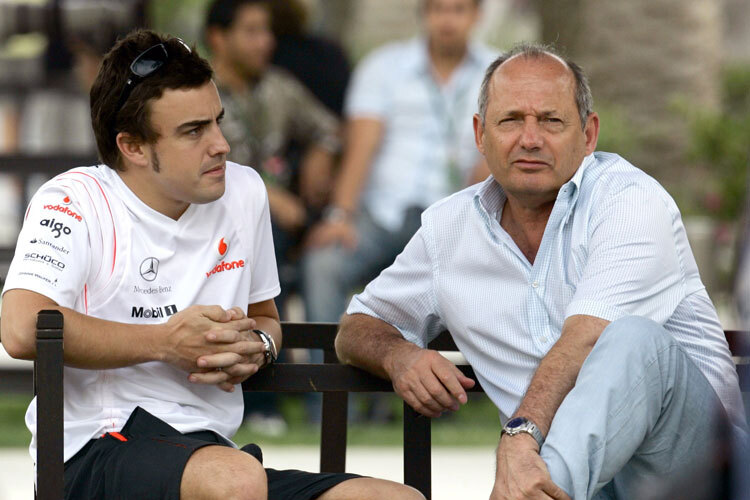 Nicht auf einer Wellenlänge: Fernando Alonso und Ron Dennis 