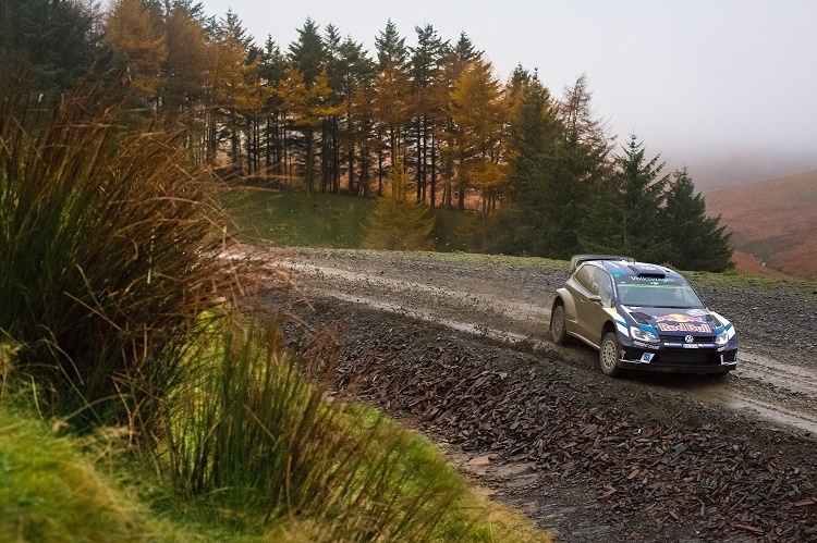 Sébastien Ogier auf der Titeljagd in Wales