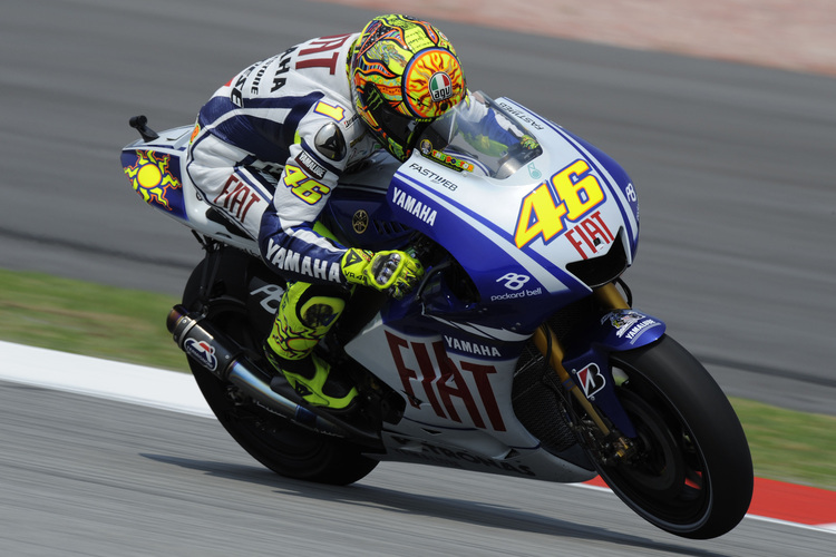 Rossi: mehr als halbe Sekunde Vorsprung