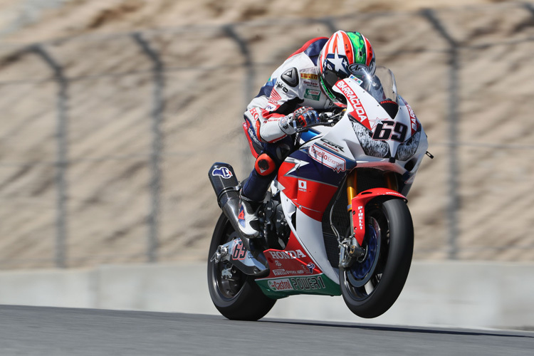 Nicky Hayden bei seinem Heimrennen in Laguna Seca