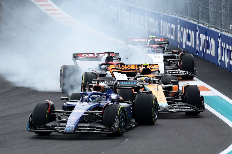 Nyck de Vries kam Lando Norris in Miami zu nahe