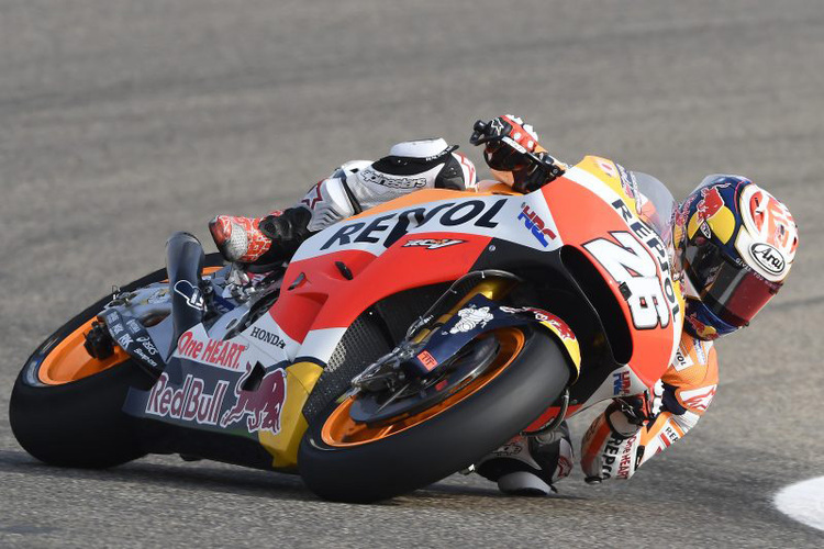 Dani Pedrosa in Aragón: Bestzeit