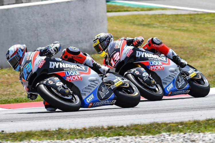 Das IntactGP-Duo Marcel Schrötter und Tom Lüthi