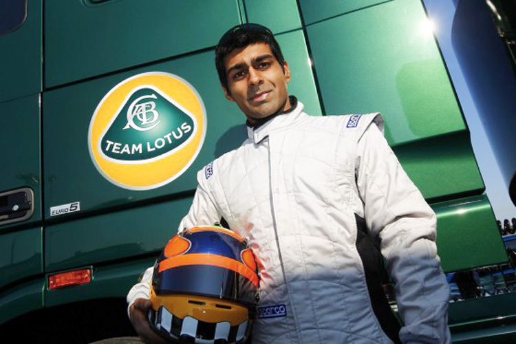 Karun Chandhok fährt für Lotus.