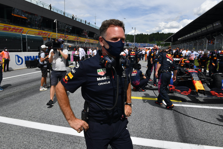 Red Bull Racing-Teamchef Christian Horner