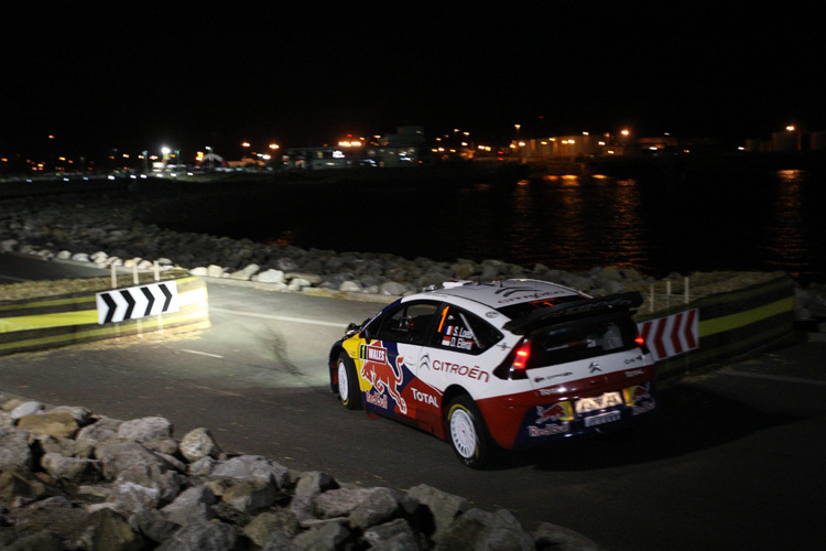 Sébastien Loeb beim Shakedown in Cardiff