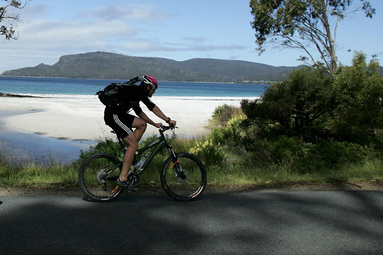 Mark Webber bei der Tasmania Challenge 2012