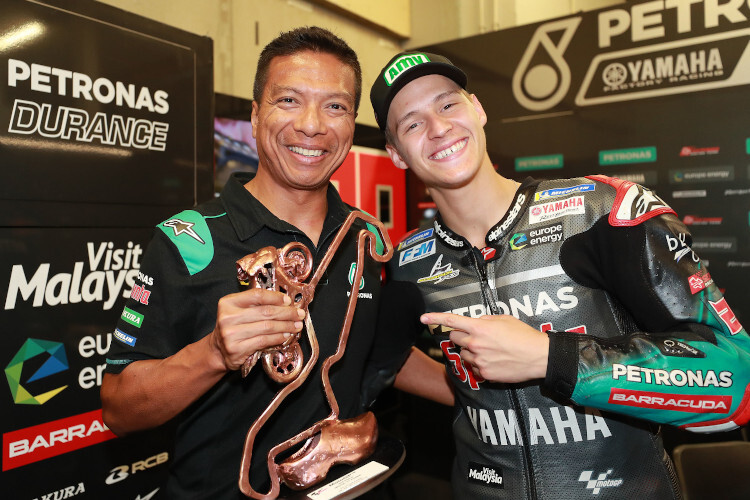 Razlan Razali hatte 2019 seine Freude mit MotoGP-Rookie Fabio Quartararo