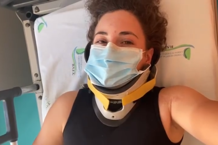 Ana Carrasco meldete sich aus dem Krankenhaus