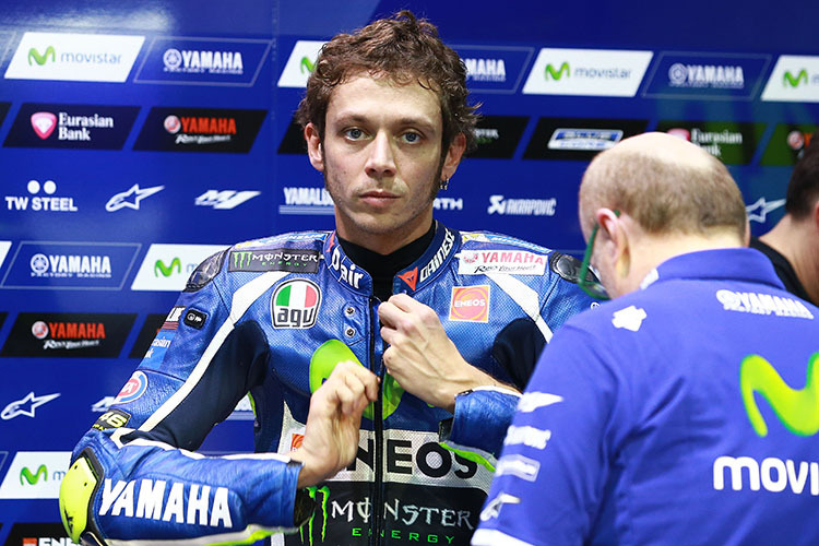 Valentino Rossi war in Sepang mit der 2017er-Yamaha unterwegs