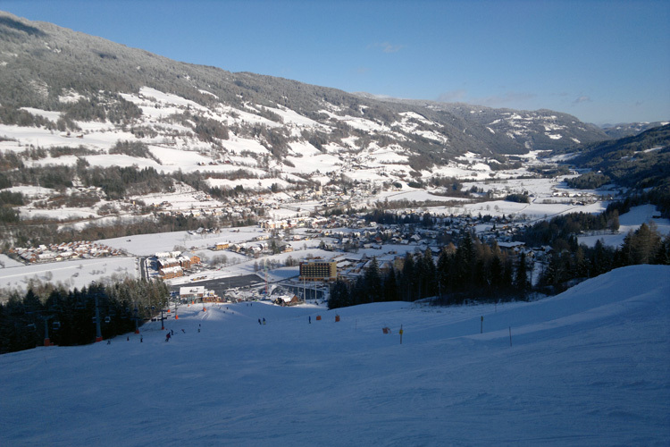 Das Skigebiet Kreischberg ist durch die Rennen des Snowboard-Weltcups bekannt