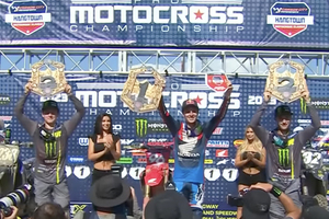 Hunter Lawrence gewann in Hangtown vor Cooper und Deegan)