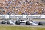 Héctor Rebaque 1981 im Brabham vor Nelson Piquet