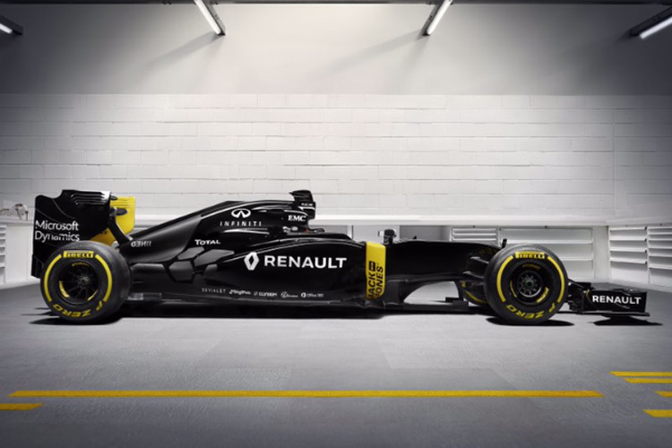 Der neue Renault R.S.16: Schwarz vielleicht nur bis Melbourne