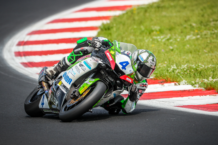 Martin Vugrinec fuhr in Most im zweiten Rennen auf Platz 2