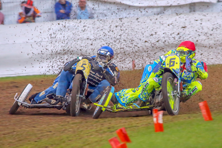 Brandhofer/Mollema (l.) wurden Europameister vor Godden/Smith (r.)