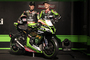 Die Kawasaki-Werksfahrer Jonathan Rea (li.) und Alex Lowes