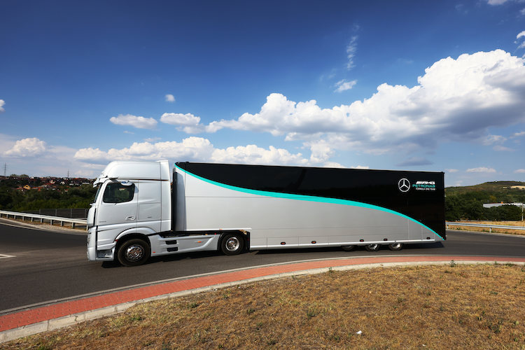 Die Trucks legen in Europa zwischen 9.000 und 10.000 km zurück