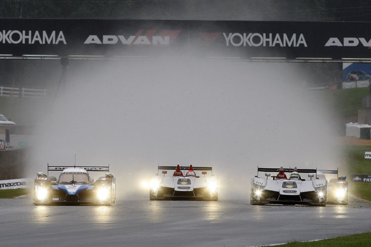 Weltuntergangs-Stimmung bereits beim Start zum «Petit Le Mans» 