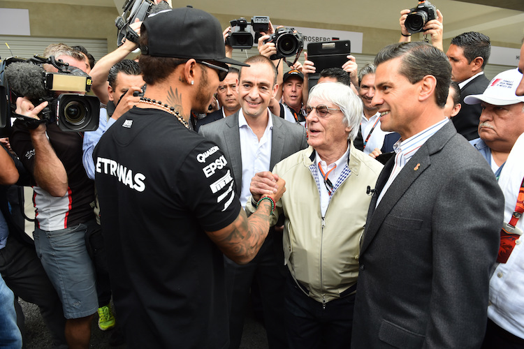 Lewis Hamilton und Bernie Ecclestone