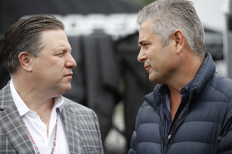 McLaren-CEO Zak Brown und Sportchef Gil de Ferran 