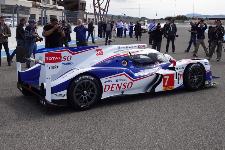 Faszinierende Technik im Heck des Toyota TS040