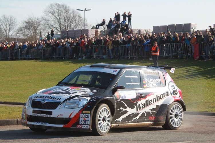 Mark Wallenwein bei der Wikinger Rallye