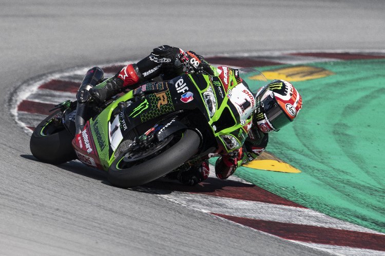 Jonathan Rea fuhr beim Barcelona-Test die Bestzeit