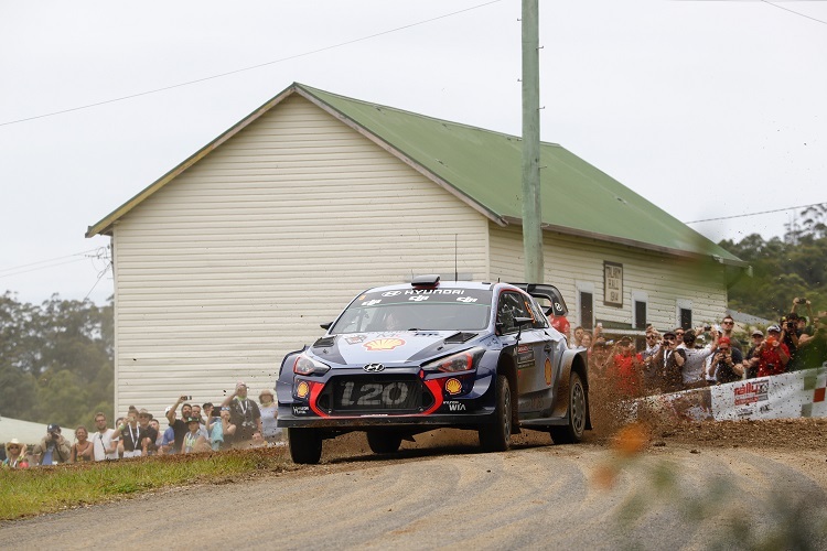 Thierry Neuville führt in Australien