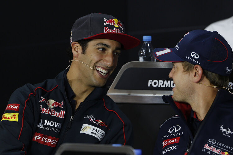 Sebastian Vettel und Daniel Ricciardo: Neue Teamkollegen?