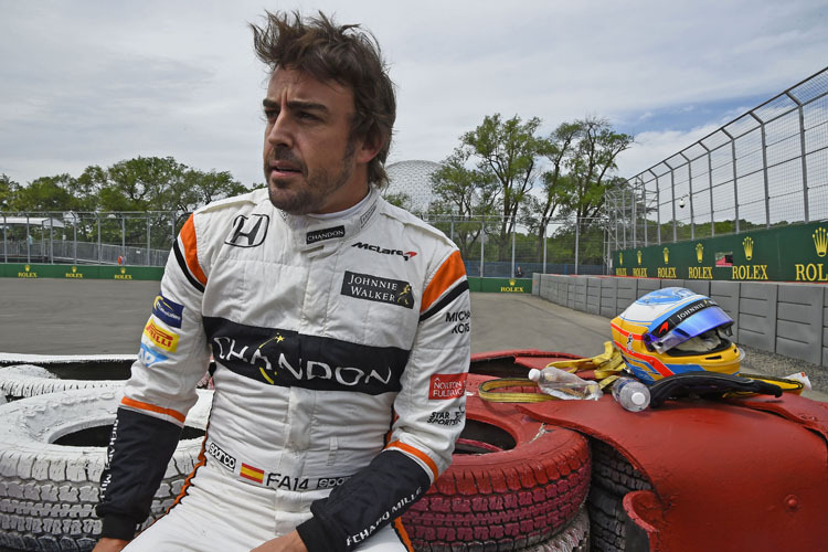 Fernando Alonso: «Das Hauptziel lautet, das Rennen in den Top-10 zu beenden»