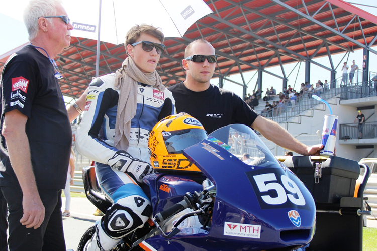 Scott Deroue vor seiner Premiere in der Spanischen Moto3-Meisterschaft