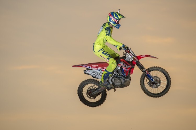 Gautier Paulin (Honda) im Himmel von Katar