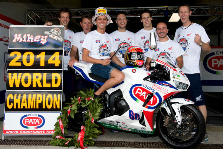 Michael van der Mark und Ten Kate Honda: Supersport-Weltmeister 2014