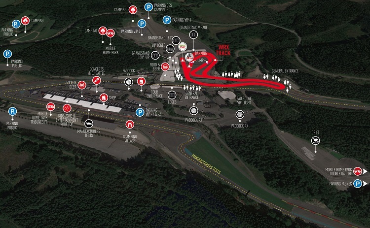 Der Parcours von Spa-Francorchamps