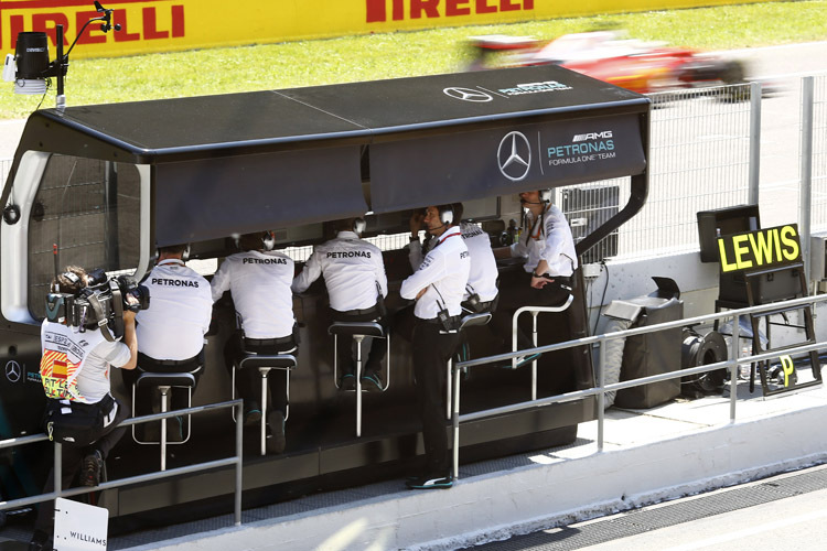 Die Daten, mit der die Pure Pit Wall gefüttert wird, sind die Grundlage für den Erfolg der Silberpfeile in der Formel 1