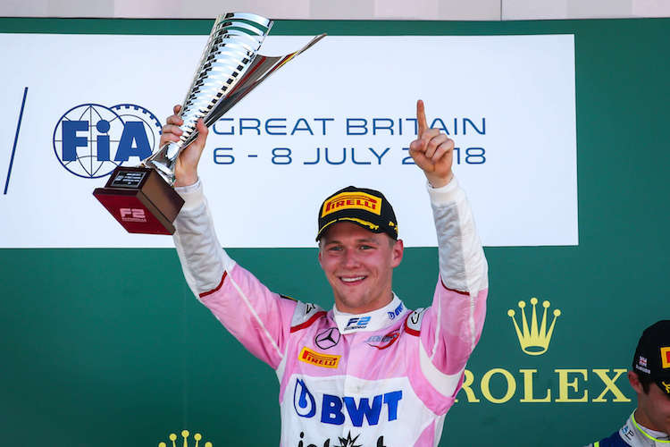Maxi Günther feierte in Silverstone seinen ersten Formel-2-Sieg
