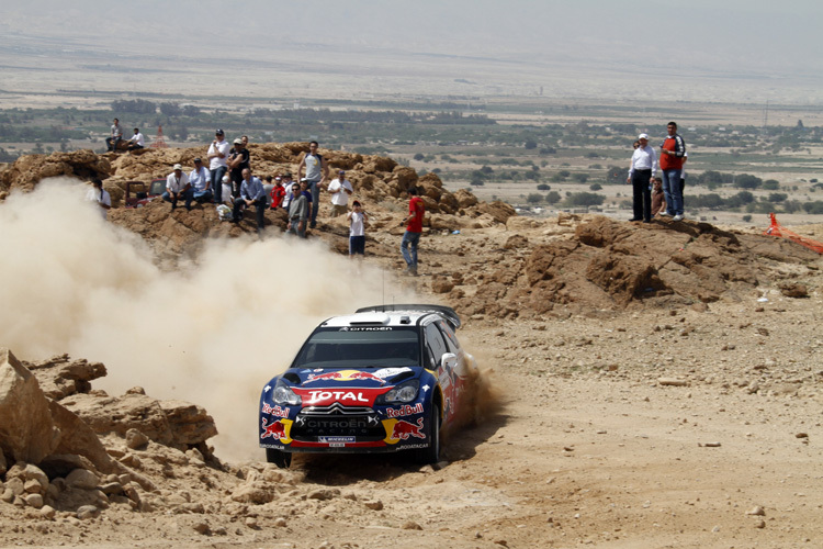 Ogier ist der Sieger am 1. Jordanien-Tag