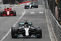 Lewis Hamilton vor Kimi Räikkönen und Valtteri Bottas