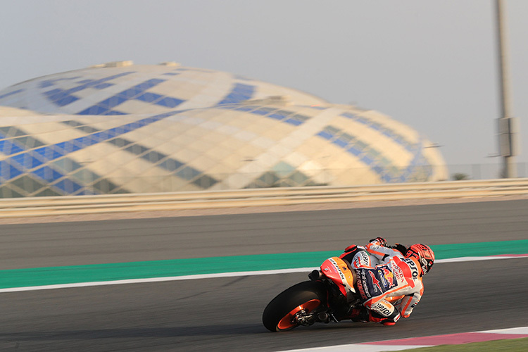 Marc Márquez heute auf dem Losail Circuit 